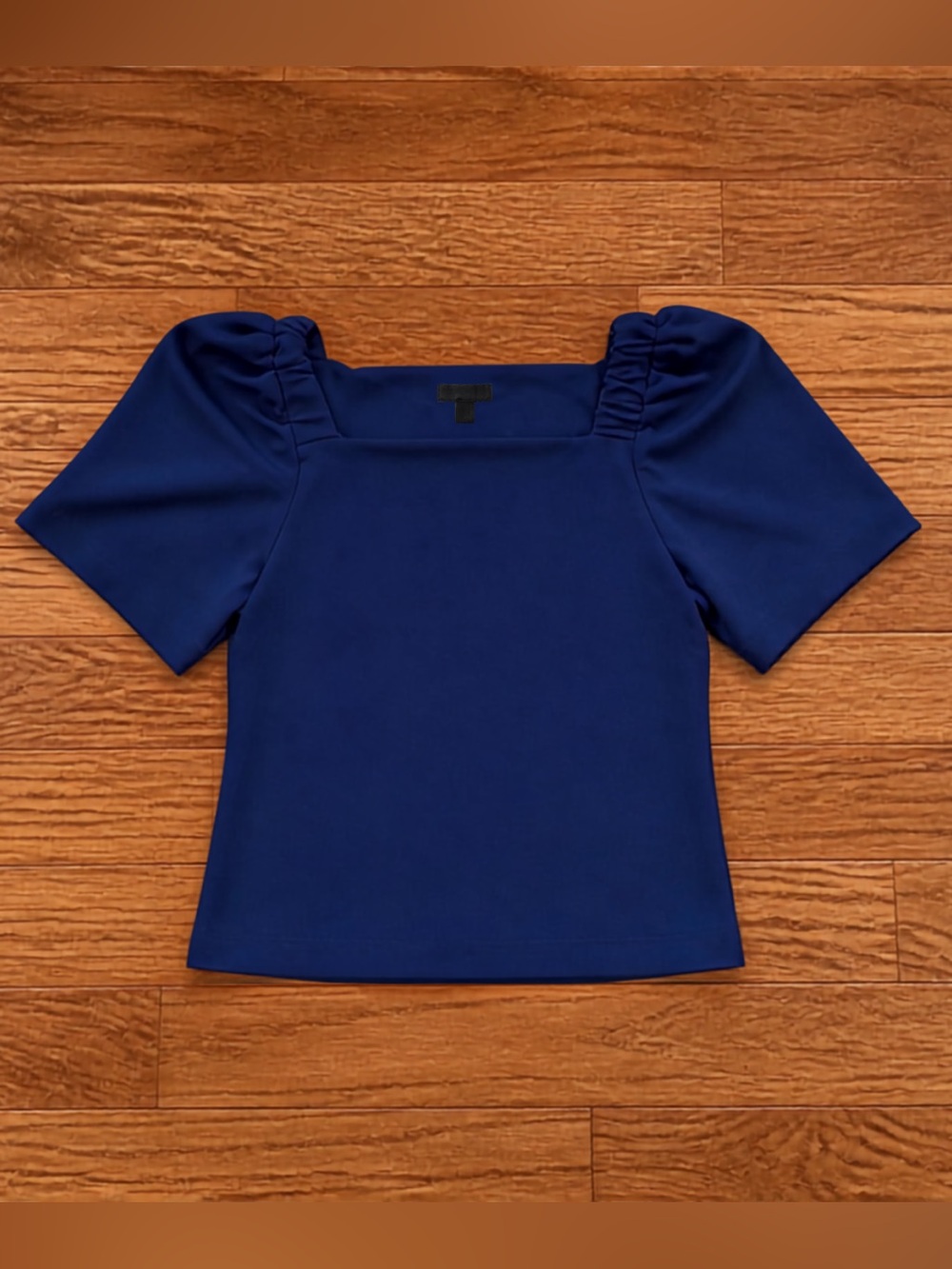 Like New Ann Taylor Factory Square Neck Puff Sleeve Sleeve Top XS